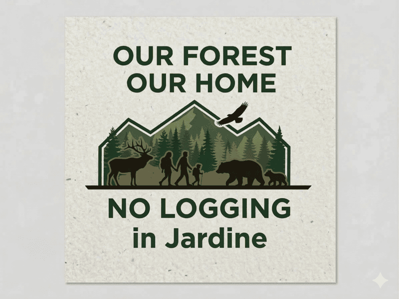 Our Forest Our Home - No Logging in Jardine